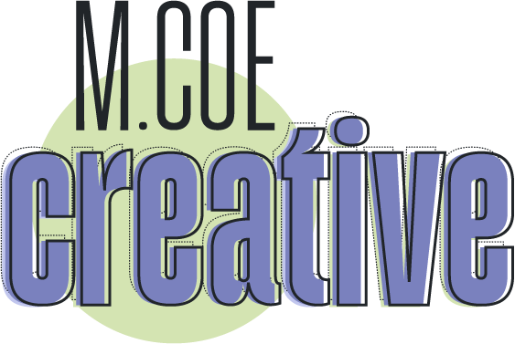 m.coe creative logo