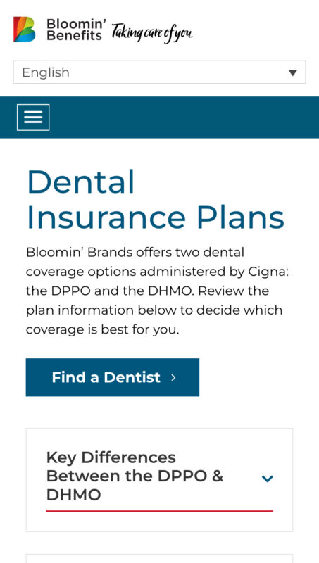 Mobile-view screenshot of a corporate website provider information page - link opens image in full resolution