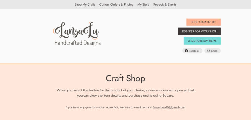Desktop-view screenshot of an online store website home page - link opens image in full resolution