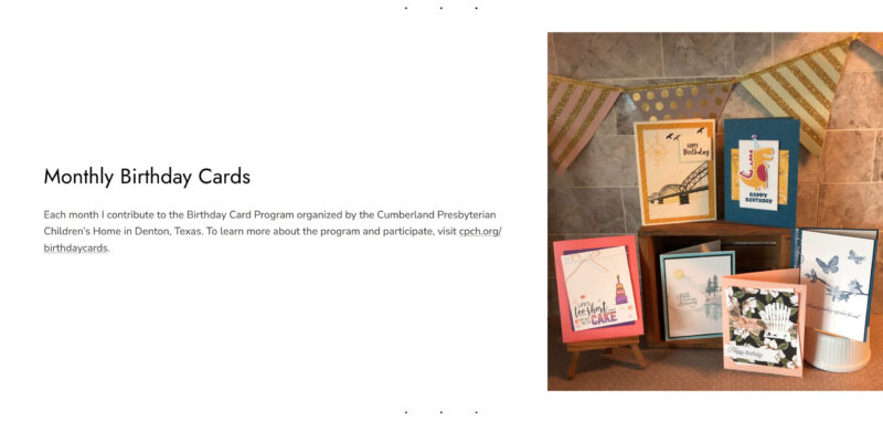 Desktop-view screenshot of a text blurb and photo on an online store website - link opens image in full resolution